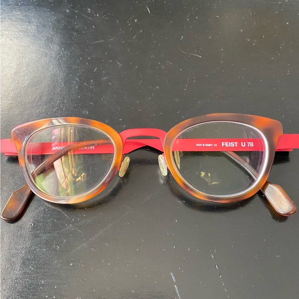 Anne et Valentin Feist U78 Frames Red / Tortoise